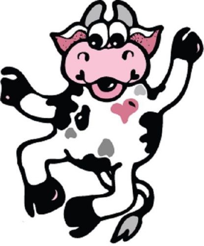 30 Custom Dancing Cow Personalized Address Labels