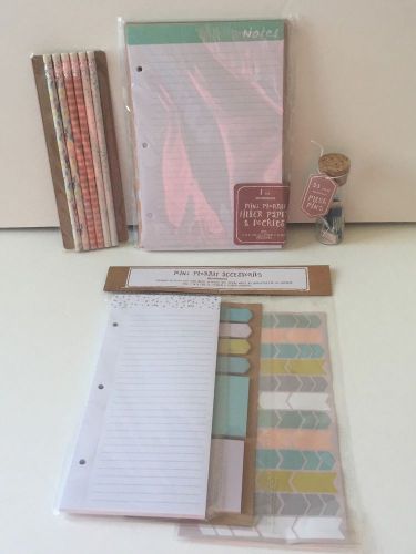 Target Dollar Spot Planner Accessories set Page Flag Kikki k, Filofax, Erin Kate