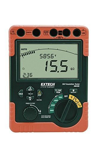 Extech 380395 digital high voltage insulation tester for sale