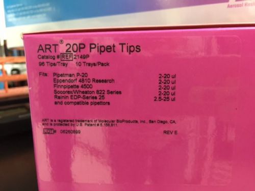 ART  Tips 20P Pipet Tips 2149P New 14x(96 tips/box)