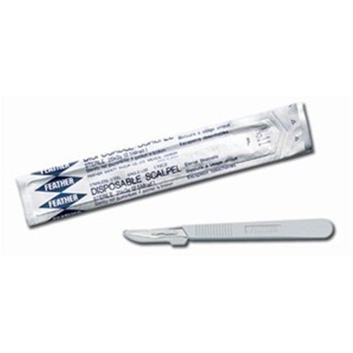 Feather 2975#10 Disposable Sterile Scalpel, #10 Pack of 20