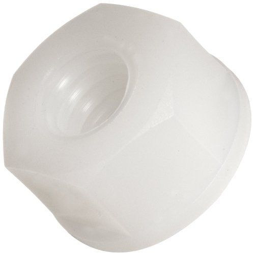 Nylon lock nut, off-white, meets ul 94v2, class 6h #10-32 threads, 0.365&#034; width for sale