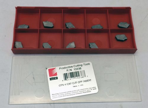GTN-4 IC67 CARBIDE CUT OFF INSERTS PACK OF 10
