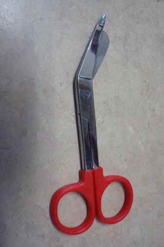 1 Lister Bandage Nurse Scissors Red (plastic Handle)