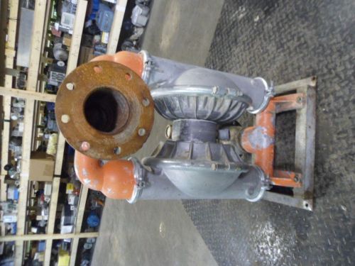 Wilden 15 diaphragm pump 3&#034;w/4&#034; fittings aluminum #614854j no tag used for sale