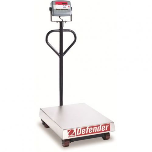 Ohaus d31p500txus certified wheeled floor scale 500kg cap 1 yr warranty for sale