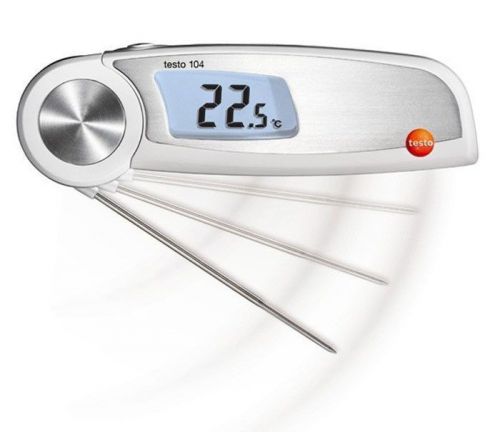 Testo 104 Water-Proof Folding Digital Food Thermometer - NEW in Open Box
