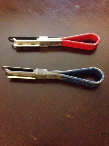 Vintage Lot of 2 Bell System Wire Strippers # R 2060. Blue Handle &#034;KL&#034;