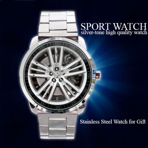 Jaguar Car XF Wheels Sport Metal Watch