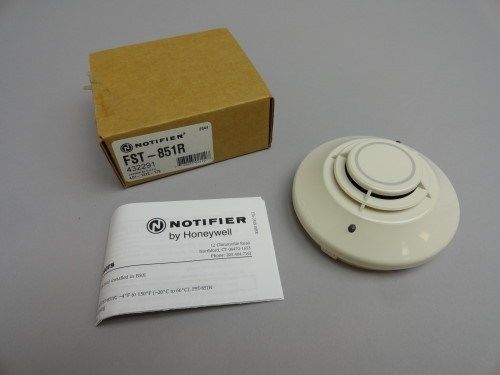 New Notifier FST-851R thermal intelligent heat smoke sensor detector head