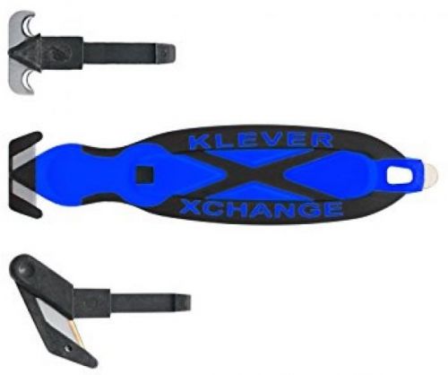Box Cutter, Klever X Change Kombo Pack - All 3 Interchangable Heads (Blue)