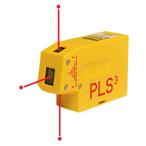 Pacific Laser Systems PLS PLS3 Self Leveling Plumb Laser Beam Level NEW!