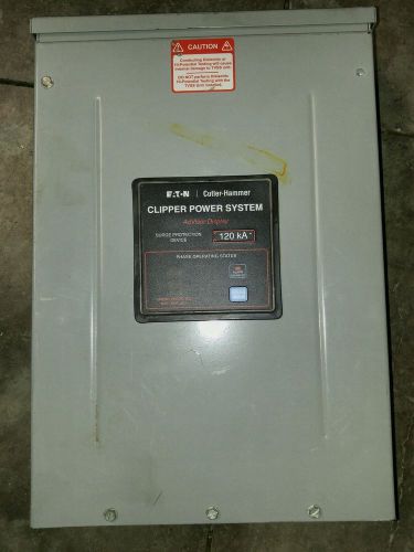 NEW CUTLER HAMMER CPS120208YAK CLIPPER POWER SYSTEMS 3 PHASE TVSS