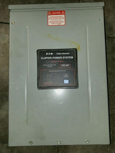 NEW CUTLER HAMMER CPS120208YAK CLIPPER POWER SYSTEMS 3 PHASE TVSS