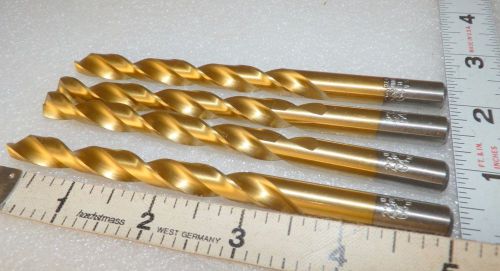 23/64&#034; jobber drill bits  4 pcs cle line c07465 usa made   ((loc64 )) for sale