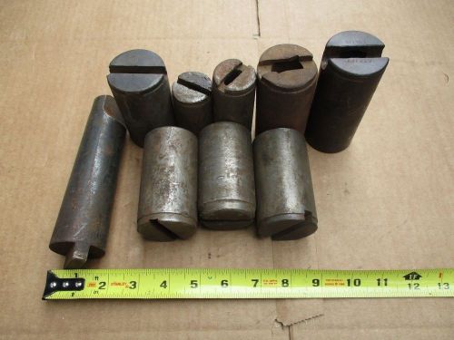 LARGE Lot of ADAPTERS/ HOLDERS tapered shank lathe Machine tooling? slotted
