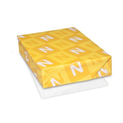 Neenah classic laid writing paper, letter 8.5 x 11 inches, 24 lb., solar white for sale