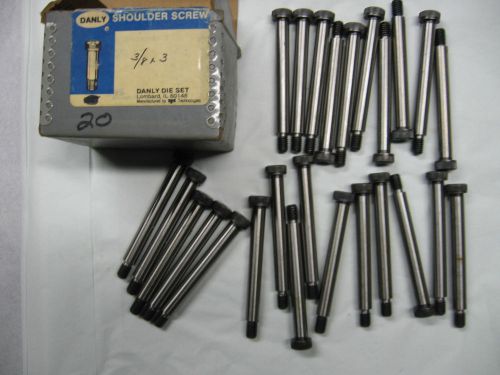 Qty. of 25 - Danly - Shoulder Bolts - 3/8 x 3 inch -3/16 hex socket - New