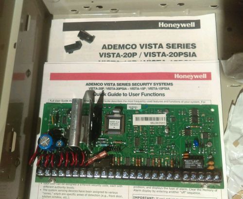 Honeywell Ademco VISTA-20P Panel, Cabinet, Xfmr, Hardware *NEW*
