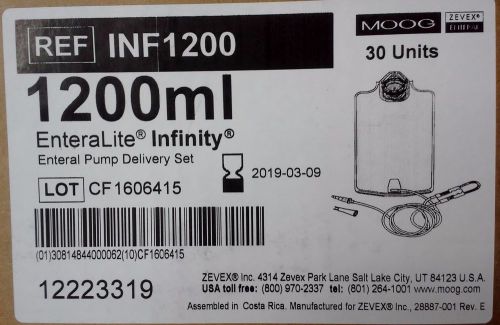 Moog EnteraLite Infinity Enteral Pump Delivery Set 1200ml