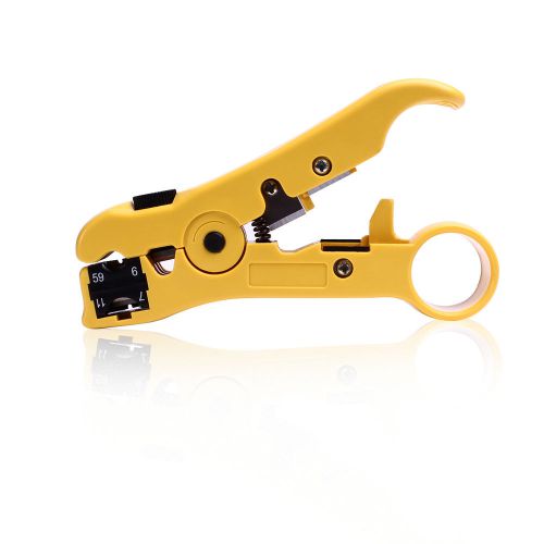 Coax Stripper for Coaxial RG6 RG59 RG7 RG11 Cable Cutter Network Tool Xmas Gift