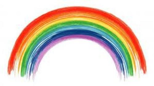 30 Personalized Return Address Labels RAINBOW!