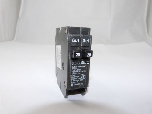 Cutler Hammer BR2020 Twin 20a 20a 120v Circuit Breaker NEW (Lot of 3) 1-yr Warr