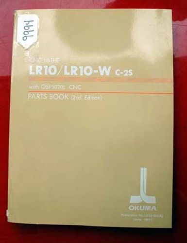 Okuma LR10/LR10-W C-2S CNC Lathe Parts Book: LE15-052-R2 (Inv.9994)
