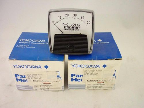 Yokogawa/branom/balmar analog dc volt panel meter 250220ntnt nib for sale