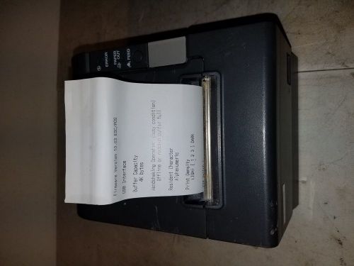 Epson TM-T88IV POS Receipt Printer M129H USB Dark Gray
