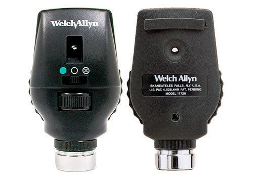 Welch Allyn 11730 3.5V AutoStep Coaxial Ophth w/ 68 Focusing Lenses &amp; 18 Apertur