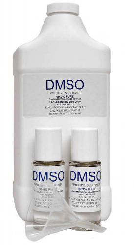 Pharmaceutical grade dmso double roll on kit with 1 gallon refill bottle for sale