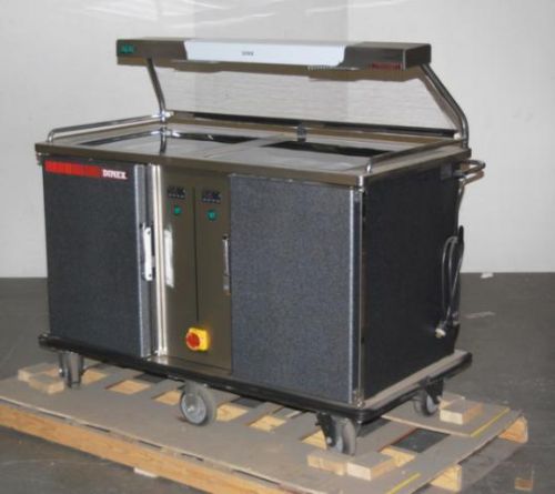 Dinex Perfect Serv Mobile Rethermalization Cart with 2 (8) Pan Ovens PSSR