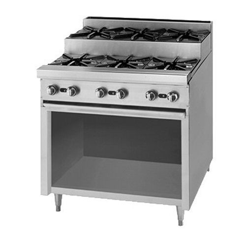 Blodgett BPE-4-4 48&#034; Gas Range (8) 30,000 BTU step-up burners with removable...