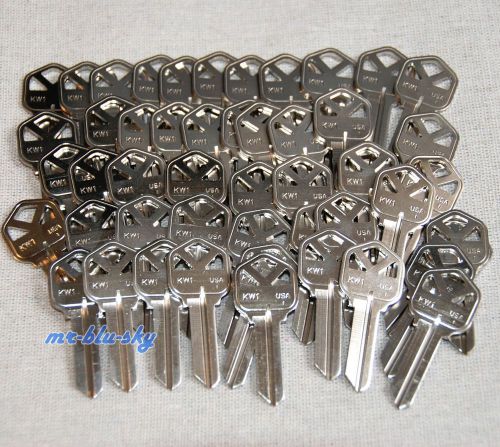 Locksmith - Lot 50 Uncut Nickel Ilco KW1,  Kwikset 1176  Key Blanks