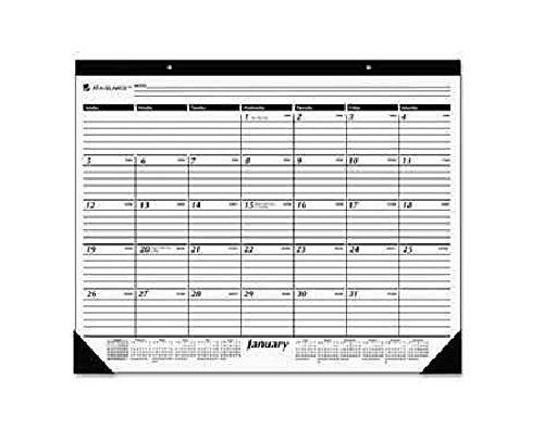At-A-Glance AT-A-GLANCE Ruled Desk Pad Calendar 2016, 12 Months, 22 x 17 Inch