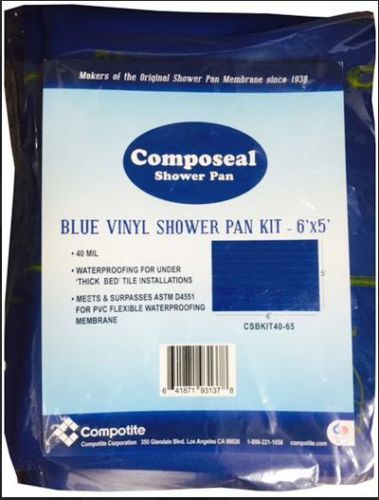 Composeal Blue Shower Pan Kit