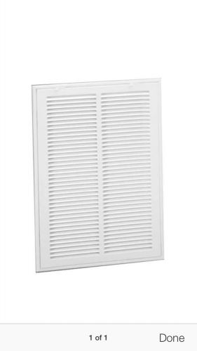 Side return filter grille white 25 x20 wall registers 1719wq.3d for sale