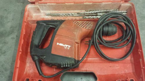 Hilti - Rotary Hammer Drill  TE 16 with bits lots of extras