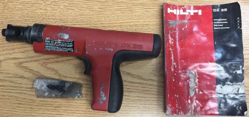 Hilti DX35 01 Powder Actuated Gun Fastening Tool - TESTED -  SEE PICS  -