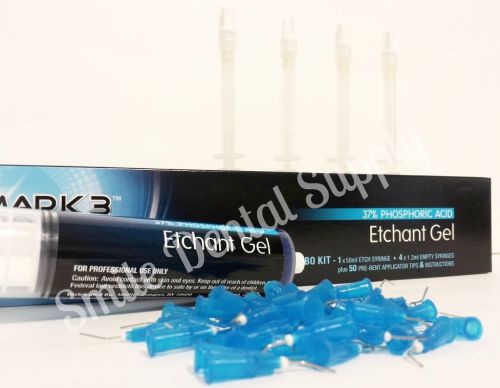 Mark3 37% phosphoric acid etchant gel jumbo kit #9092 for sale