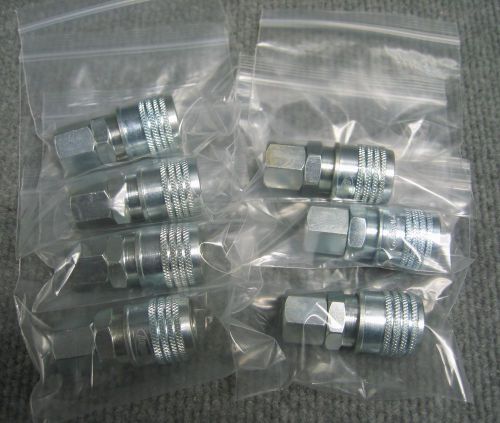 &#039;1 LOT OF 7 NEW COUPLERS&#039; LEGACY 1/4&#034; STEEL BODY FEMALE AIR COUPLER