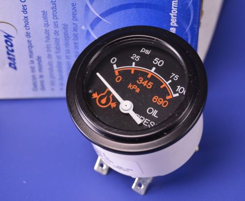 New Datcon Model 882 0-100PSI Oil Pressure Gage 24V P/N: P/N06341-14