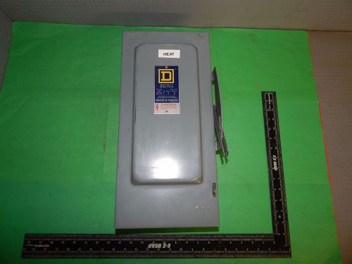 Square D H362 Series E1 Single Throw Fusible Safety Switch 60Amp 600Volts 3Pole