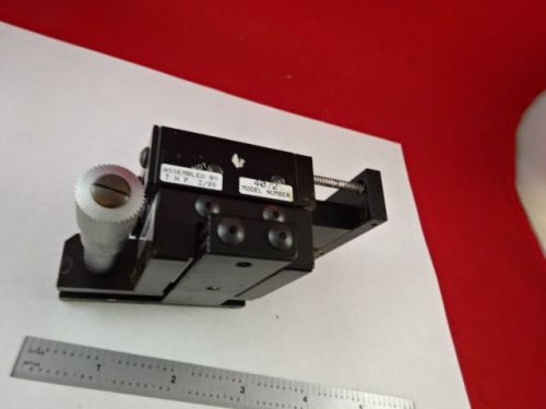 Optical positioner parker daedal slide micrometer laser optics as is bin#l2-b-ii for sale