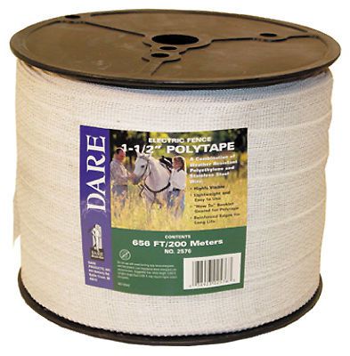 Dare prod. 2576 electric fence poly tape-1-1/2&#034;x656&#039; polytape for sale