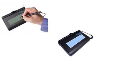 Topaz siglite 1x5 lcd signature capture pad usb t-lbk460-hsb-r new retail for sale
