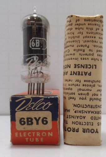 Gm delco nos 6by6 (7036, 6be6) vacuum tube tv7 tested 100%+ for sale