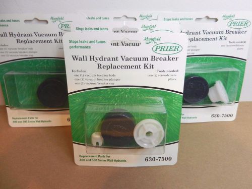 Qty 5  mansfield prier 630-7500 wall hydrant vacuum breaker replacement kits for sale