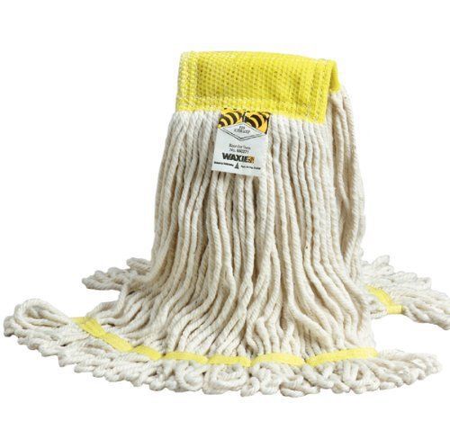 Waxie 11702 Cotton Super Loop Mop, 4-Ply, 19&#034; Height x 8&#034; Width, Medium, White